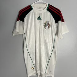 Mexico National Team Goalkeeper Jersey Mens Medium White Adidas 2010 Futbol