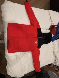 Rossignal Puffer Ski Jacket (Red, Size L)