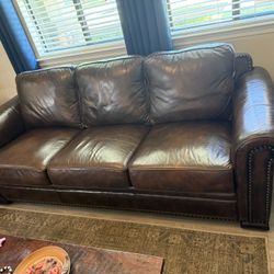 Leather sofa