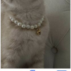 Handmade Cat Collar/dog Collar/small Pearl Collar/small Pet Collar:/small Dog/small Cat