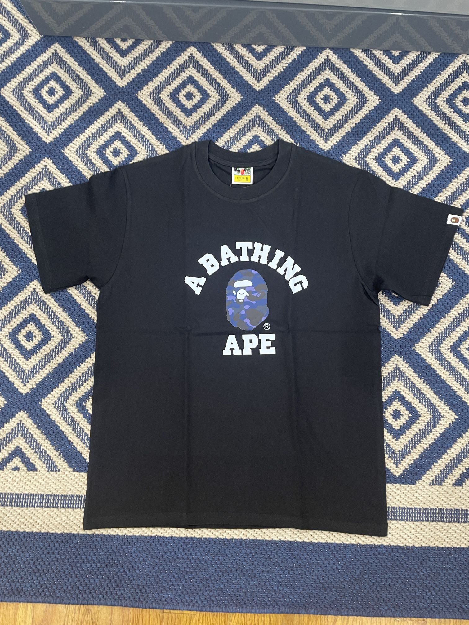 BAPE Color Camo College Tee ‘Black Blue’/Size Medium/Brand New/Comes with Bag/OG Everything ❤️🔥✅