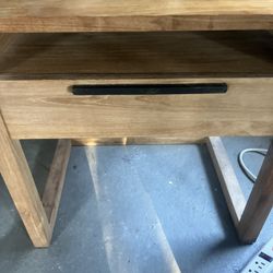 Crate and Barrel Linea Nightstand