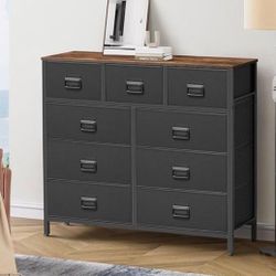 Dresser with Fabric Drawers