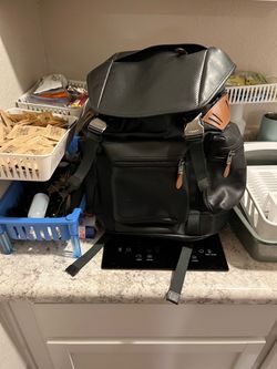 Coach backpack color black