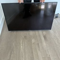 49” Sony TV + Adjustable Floor TV Stand (Ready to Go)