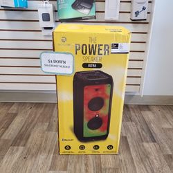 New Raycon Power Speaker Bluetooth Speaker - 90 DAY WARRANTY - $1 DOWN - NO CREDIT NEEDED 