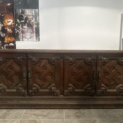 Stained Wooden Chest