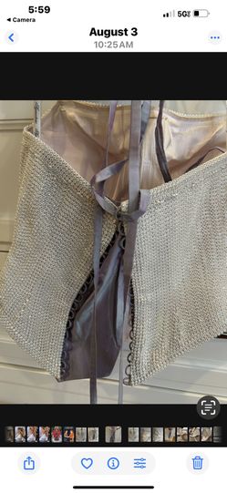 Blusa Corset Se Uso Para Un Vertido De Quinceañera