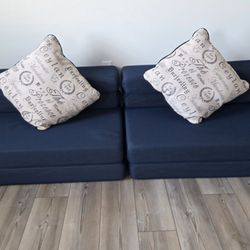 Milliard Trifold Mattress and Sofa Bed for Living Room, Sleeping, Camping | Twin XL Size, Folding Chair Bed with Washable Cover, Floor Couch for Adult