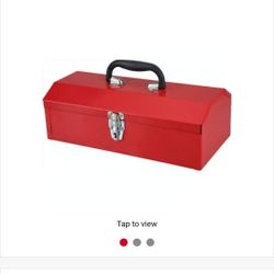 Red Metal Tool Box