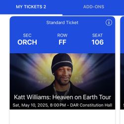 Kat Williams Tickets Show $350 2 Tickets 