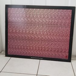 Vintage 90s Stereogram 3D Optical Illusion Poster
