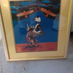 9 Assorted Southwest artwork Priced and described below obo. 