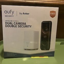 eufy Security - Smart Wi-Fi Dual Cam Video Doorbell 2K 