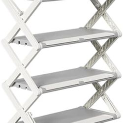 Multi-layer foldable shoe rack, adjustable shoe rack storage rack, ultra-sturdy shoe rack storage rack