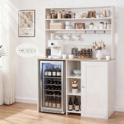 Tea & Coffee Bar, Home Bar,Kitchen Cabinet