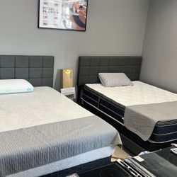 Queen Memory Foam Mattress with Box Spring Included