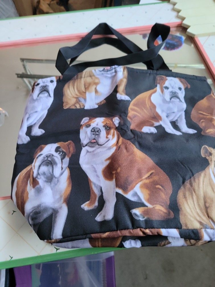 New Bulldog Tote Bag Purse Dog Mother's Day 