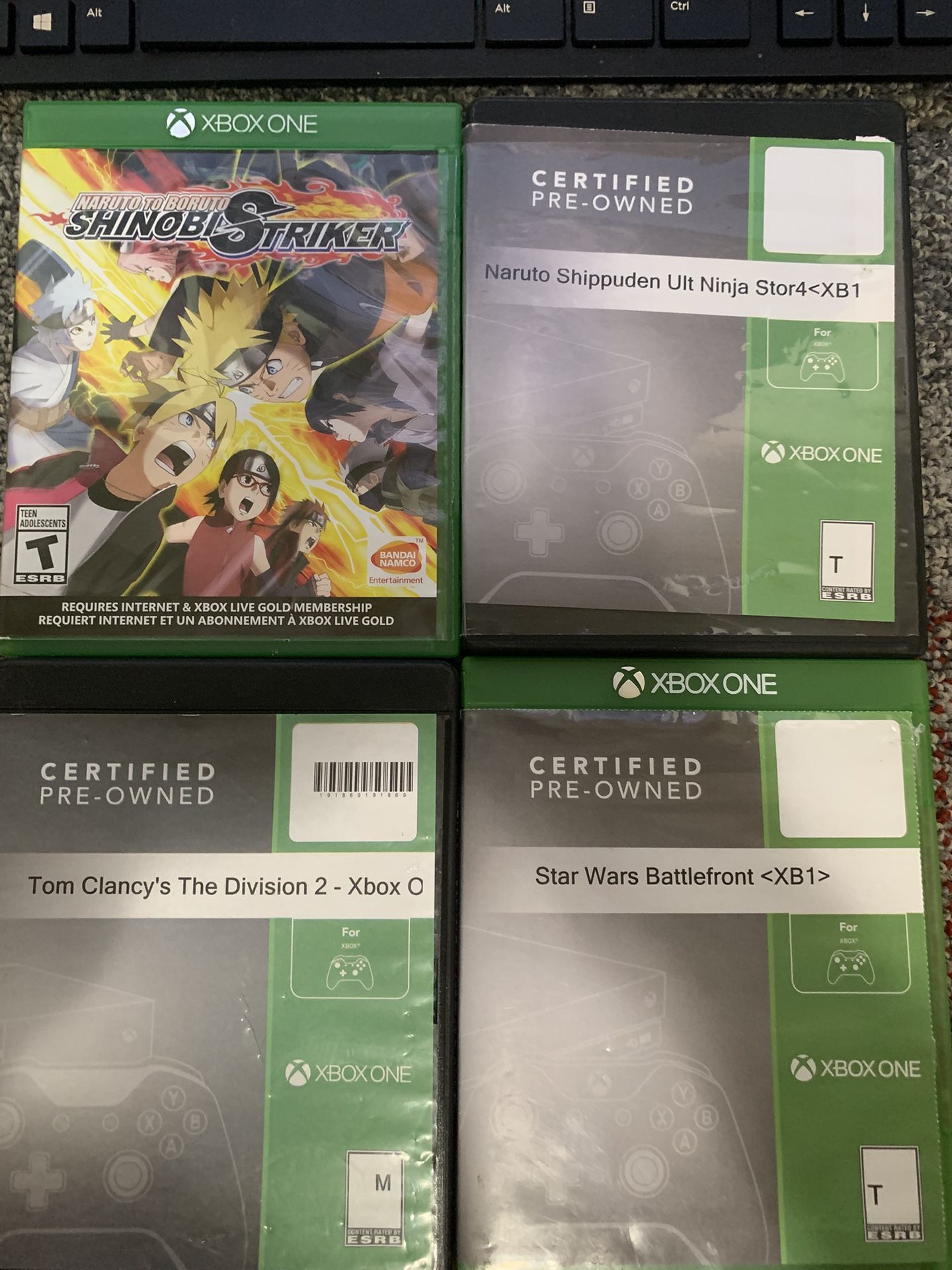 Four Xbox One Games