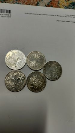 5 German silver coins