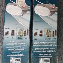 2 GENIE PowerMax 1500 Garage Door Openers NEW