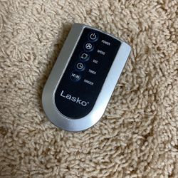 Lasko Remote Control 4 Button Black Silver Replacement Remote For Tower Fan
