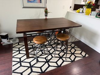 Bar Height Dining Table with 4 Stools from World Market