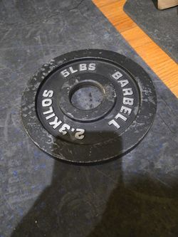 Single Spare 5lb Olympic Weight Plate-