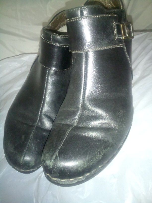 Women's Black Dress Booties Size 38 (7.5/8) - $5