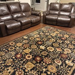 Sofa, Loveseat And Carpet 