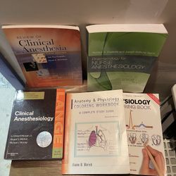 Medical textbooks- medical assistant, physiology, terminology, anesthesiology 