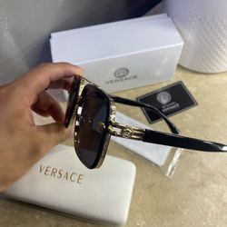 Versace Glasses Gold 