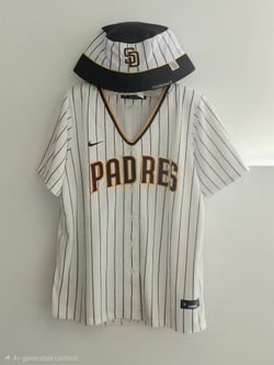 Padres Woman Nike Jersey XXL with Home Away Reversible Bucket Hat