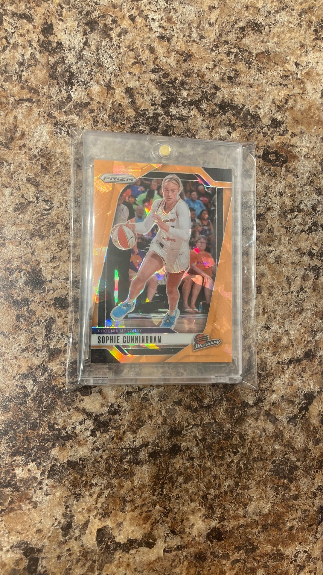 2024 WNBA Prizm SOPHIE CUNNINGHAM “Orange Ice” COLOR MATCH~Mercury/Fever! Chrome!🔥