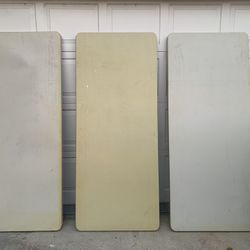 Plastic Tables With Folding Legs (3 Tables)