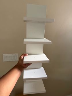 White Floating Wall Shelves