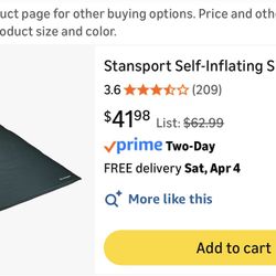 Stansport Self Inflating Sleep Pad