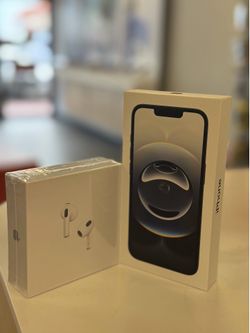 Iphone 16e brand new sealed pack With Airpods