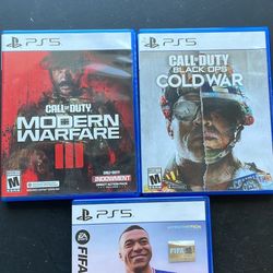 3 Sony PS5 Games In Brand New Condition $25each or $50 for 3