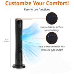 Omnibreeze Tower Fan 4 SPEEDS 