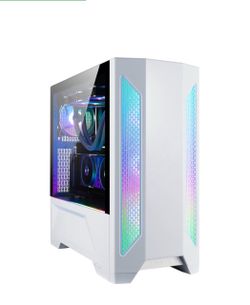 White Mid-Tower PC Gaming Case
