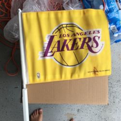 LA LAKERS CAR WINDOW FLAG