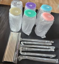 MASON JAR CUPS 6 PACK (16onz) 473Ml