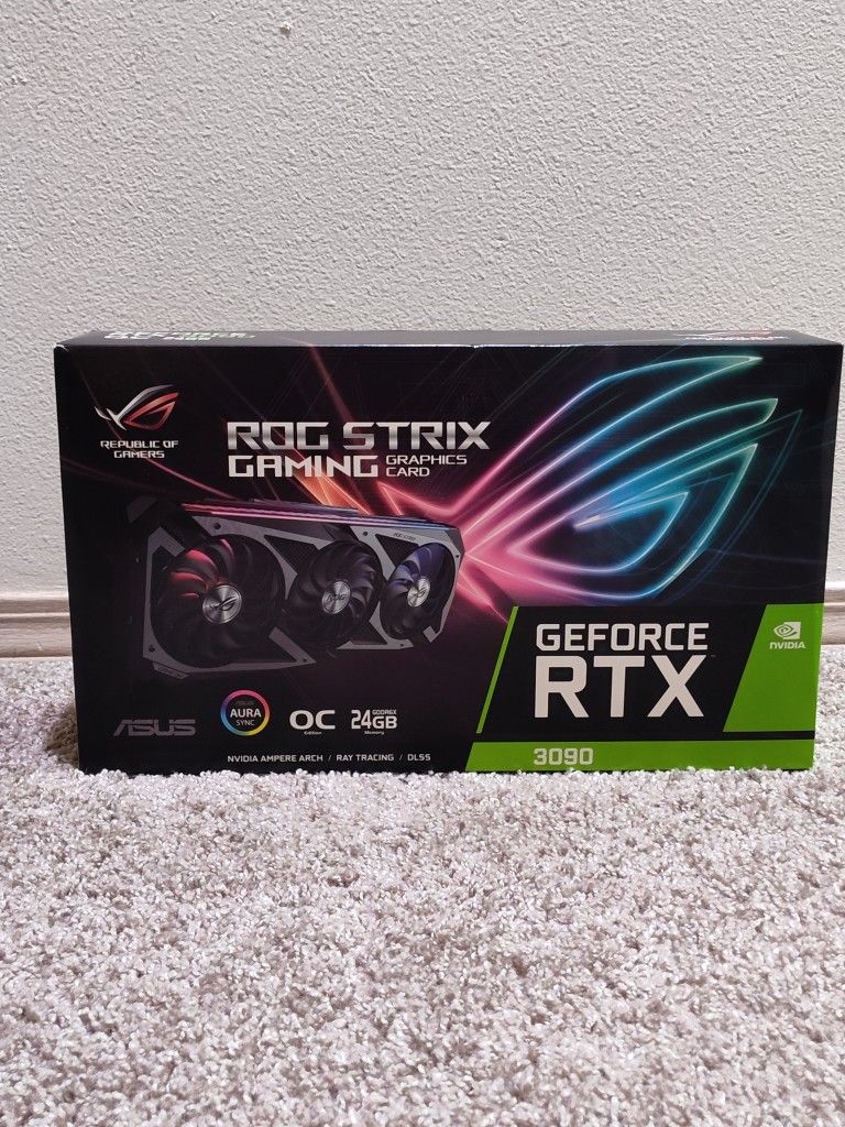 ASUS ROG Strix GeForce RTX 3090 OC 24GB GDDR6X Graphics Card