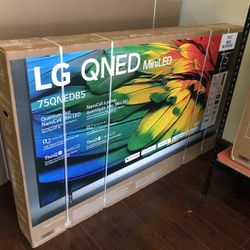 LG 75 inch mini LED 4K TV smart 75qned85 New Sealed 