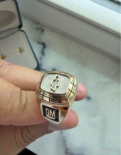 Terryberry GM Chevy mark of excellence Ring 10k gold