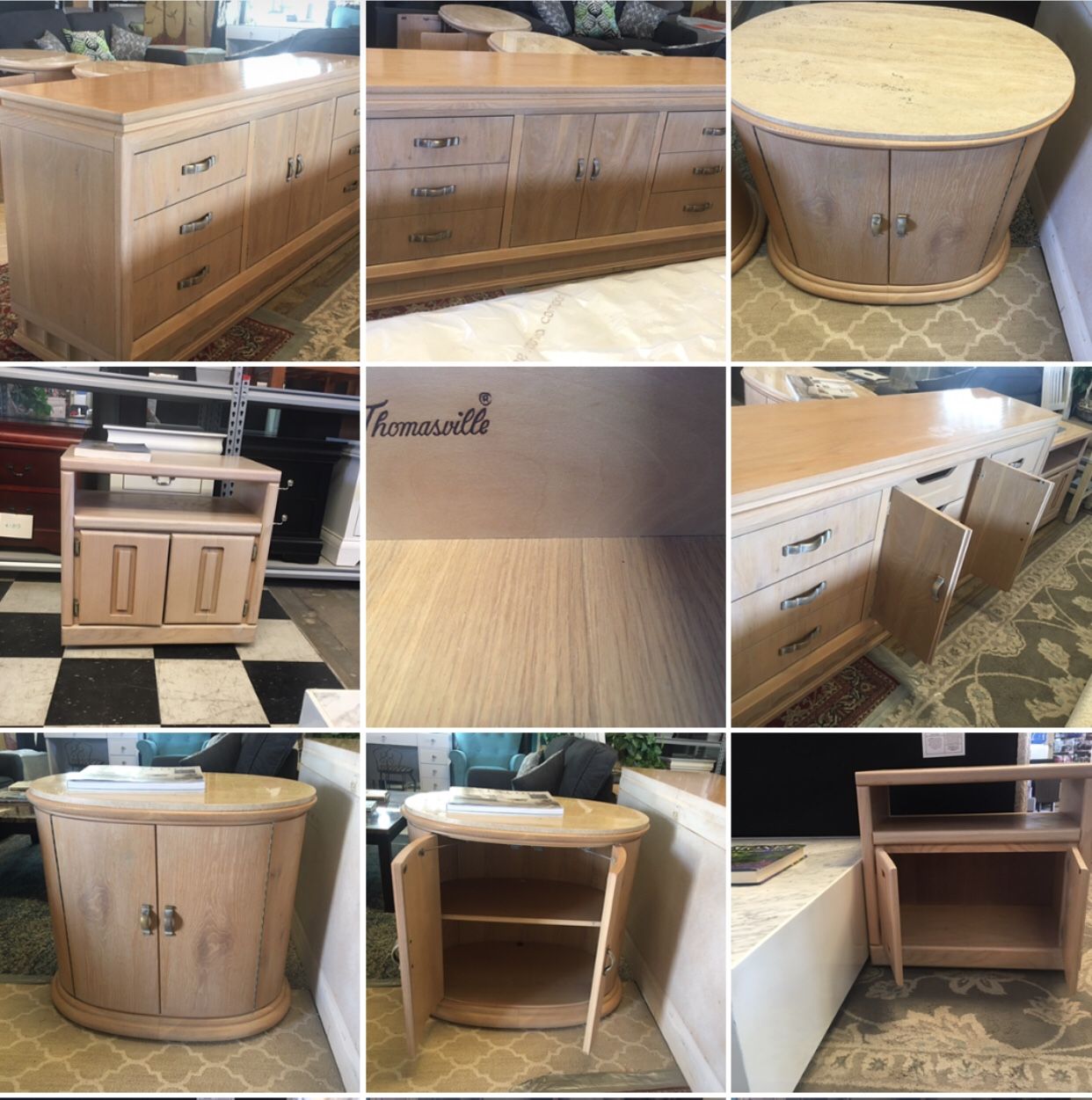 Solid Wood Furniture Thomasville Great Condition 