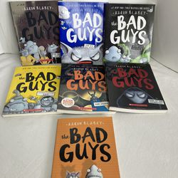 Seven Books The Bad Guys By AARON BLABEY