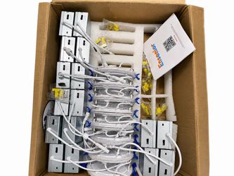 Ensenior Recessed LED Lights – 8 Lights + 16 Boxes – NEW