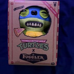 Fuggler Teenage Mutant Ninja Turtles Leonardo Spin Master Limited Edition Plush